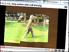 Stop Motion with Wolf and Pig on YouTube