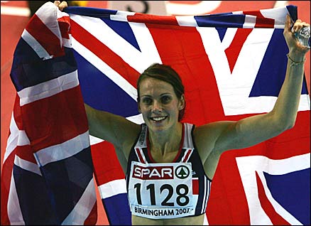 Kelly Sotherton is one of Great Britain's few realistic medal hopes in Osaka