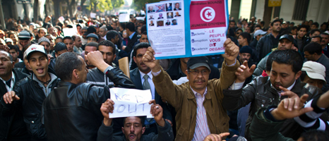 Tunisia protestors