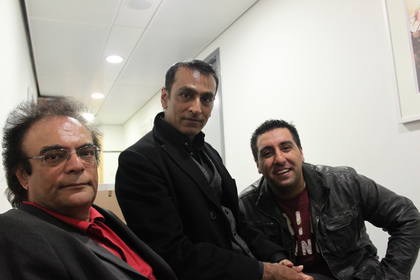 Deepak Kazanchi & Kuljit Bhamra with Dipps