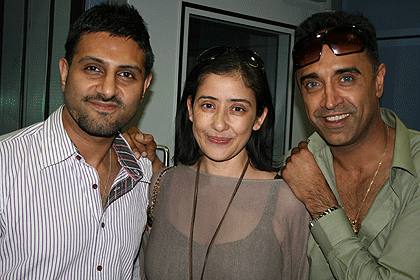 Raj & Pablo with Manisha Koirala