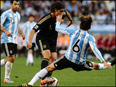 مباراة المانيا والارجنتين