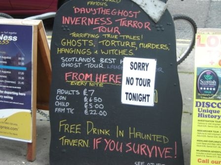 Inverness ghost tours