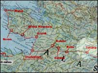 Map of Alaska