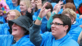 The Crowd at the Hull Singing Event 