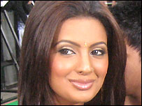 An actress at the IIFA Awards in Sheffield