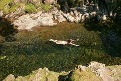 The deep clear waters of the Blue Lagoon near Llangollen in Wales (©/courtesy of Daniel Start)