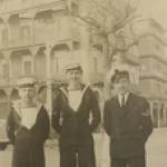 Port Said, 1943. Thomas Malloy on right with the peak cap.