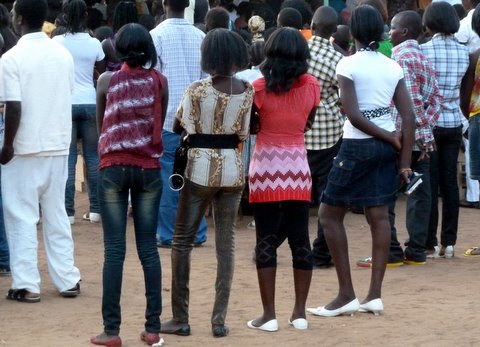 Watching the wedding