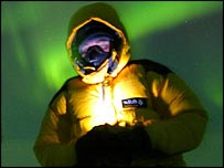 Kev O'Donnell in the Antarctic