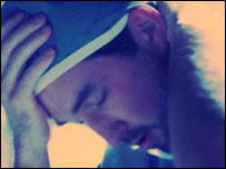 ذہنی دباؤ کا شکار شخص