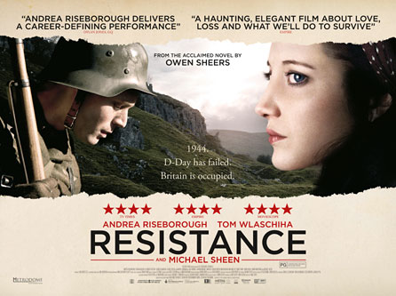 Resistance film poster. Courtesy of Metrodome / Big Rich Films