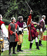 Oddsocks performing Much Ado about Nothing 2008