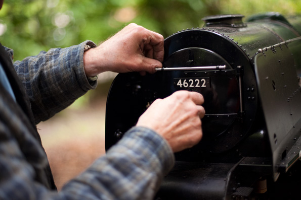 Модель игрушечного паровоза
