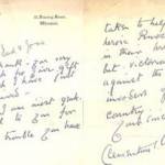 Mrs Churchills Letter