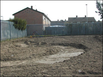 The path is marked out