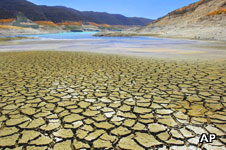 Cracked earth in Cyprus