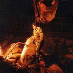 Steaming out explosive during the night