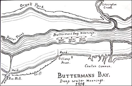 Butterman's Bay plan 1914