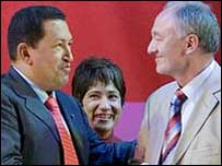 President Chavez was a guest of London's mayor in May