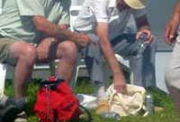 Pa luniaeth sy'n y bagiau?