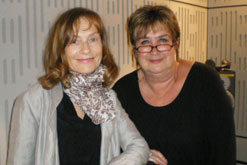 Isabelle Huppert and Jenni Murray