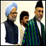 मनमोहन सिंह और हामिद करज़ई