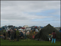 Camping at Solfest