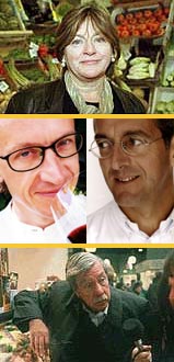 Sheila Dillon, Andrew Jefford and Simon Parkes, Derek Cooper