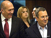 Ehud Olmert ve Ehud Barak