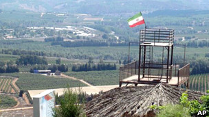 پرچم ایران در جنوب لبنان