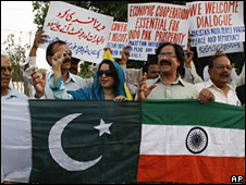 India-Pakistan peace rally in Lahore