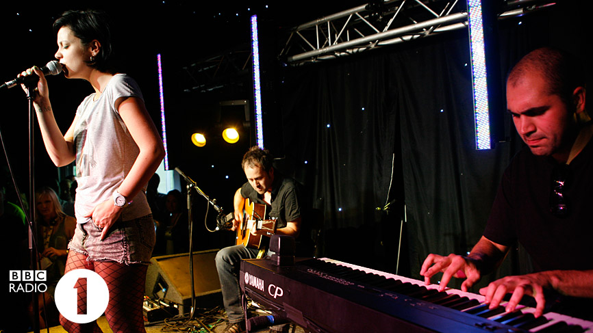 Lily Allen in the Live Lounge