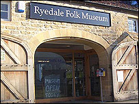 Ryedale Folk Museum entrance