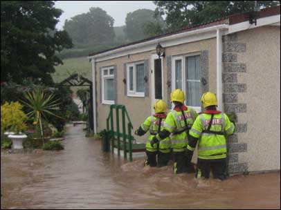 Rescue at Caravan park in Bromyard