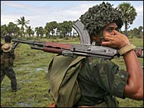Sri Lanka askerleri
