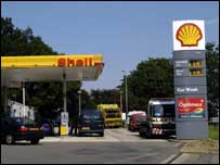 Image of Shell petrol station