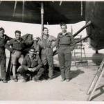 Our ‘Major’ gang 1943-44. Smudge, Jimmy, Rew, Camp, Pete Ana. ‘Bombay’ 240x 5.6. March 1943