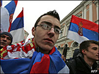 Protestë në Beograd