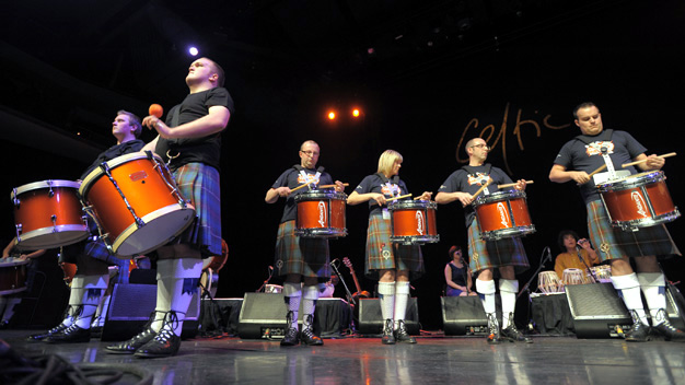 Boghall and Bathgate Caledonia Pipe Band. Photo by Louis Decarlo.