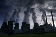 A polluting power station