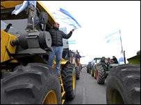 Protestos na Argentina