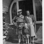 Dad on Leave in Highland Uniform