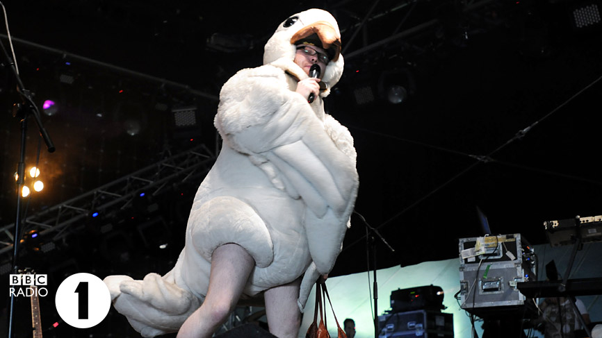 Huw Stephens as bird