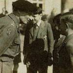 General Bernard Montogomery meeting the Canterbury Boys at Carlyon Bay Hotel.