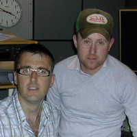 Leon O'Doherty with Mark Patterson