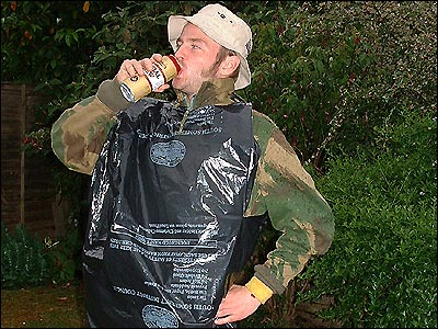Steve drinking just one beer!