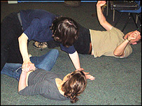 York Shakespeare project rehearsals