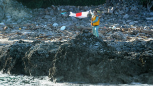 Nhà hoạt động Nhật vẫy quốc kỳ trên quần đảo Senkaku/Điếu Ngư