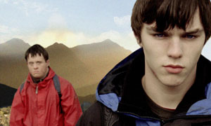 (L-R) Tommy Jessop and Nicholas Hoult in Coming Down The Mountain